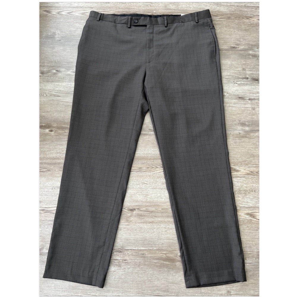 NWT Lauren Ralph Lauren Dress Pants Mens 42x32 Charcoal Gray 100% Wool